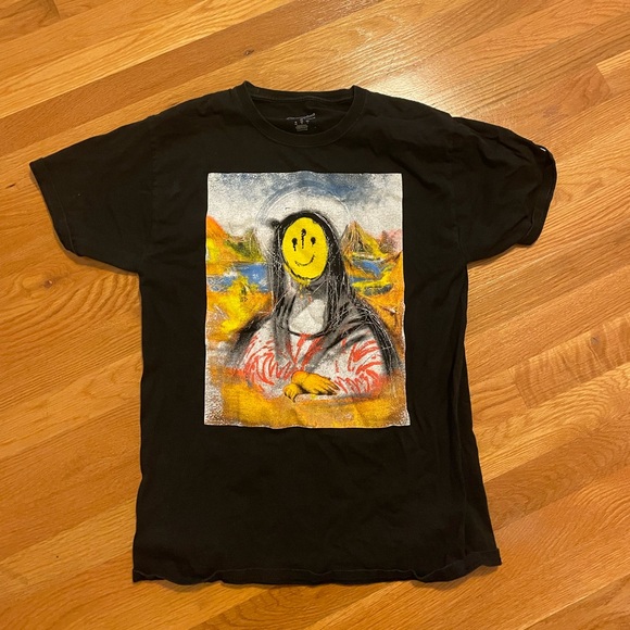 Black Westside Gunn x Isaac Pelayo Mona Lisa Tee - Picture 1 of 2
